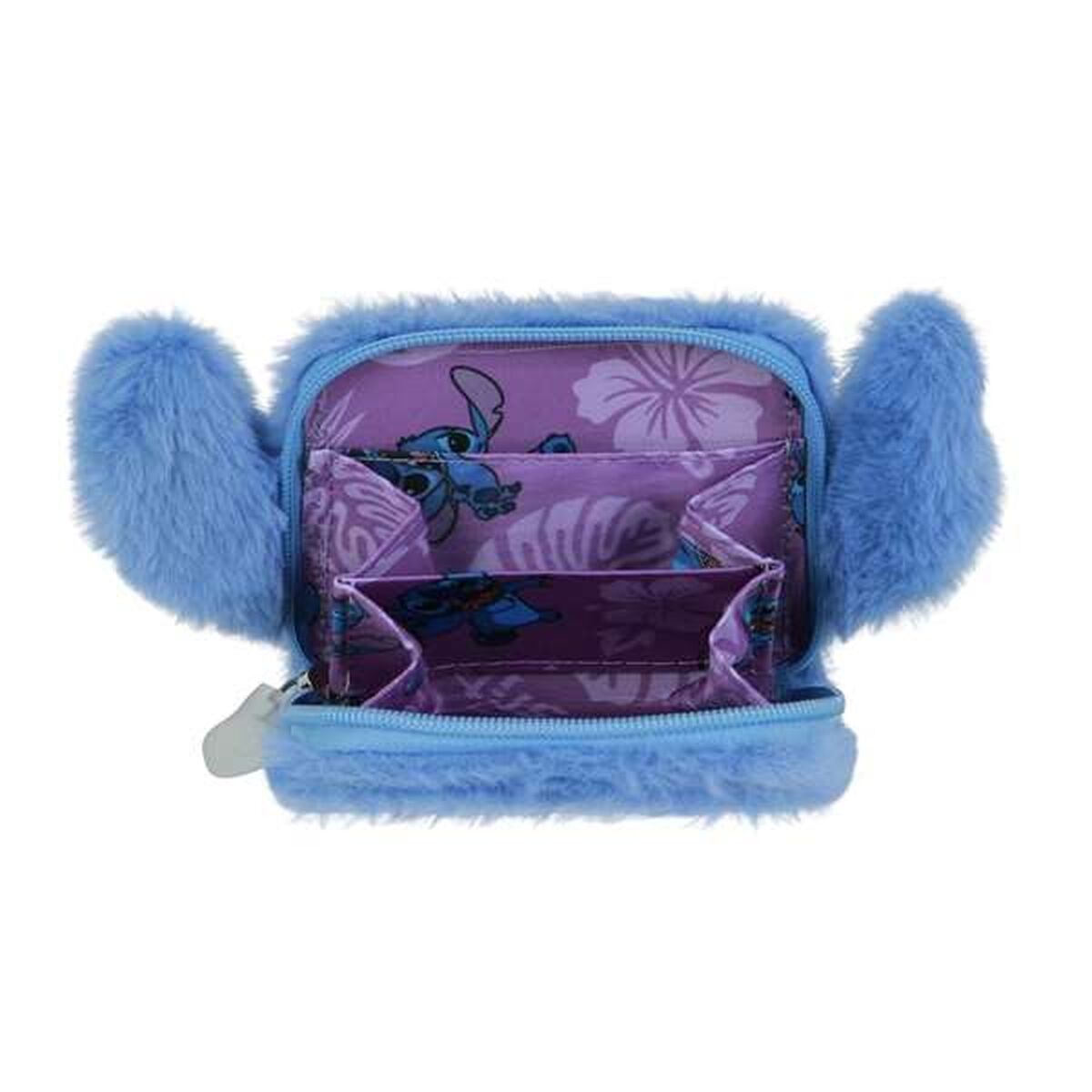 Plånbok Stitch i blå, smart förvaring för kort och sedlar
