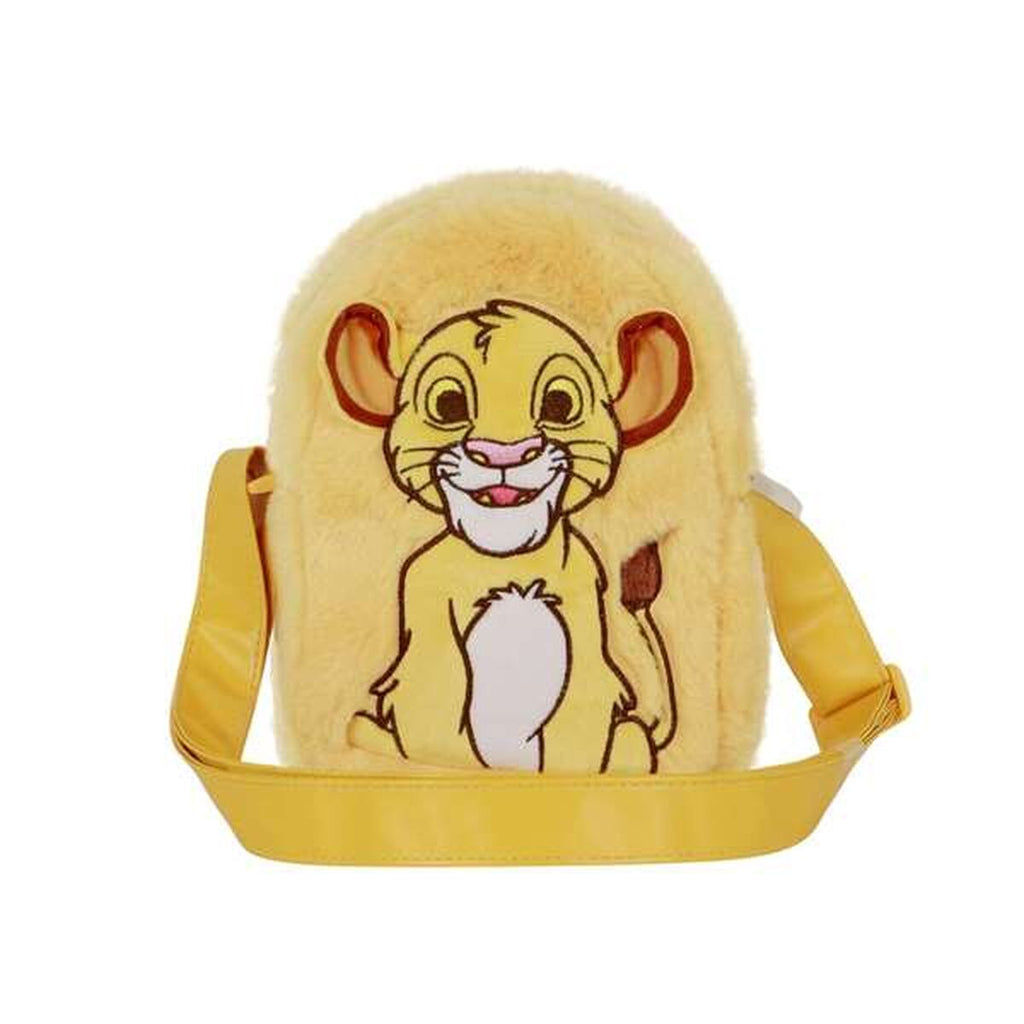 Axelväska The Lion King, gul, justerbar rem