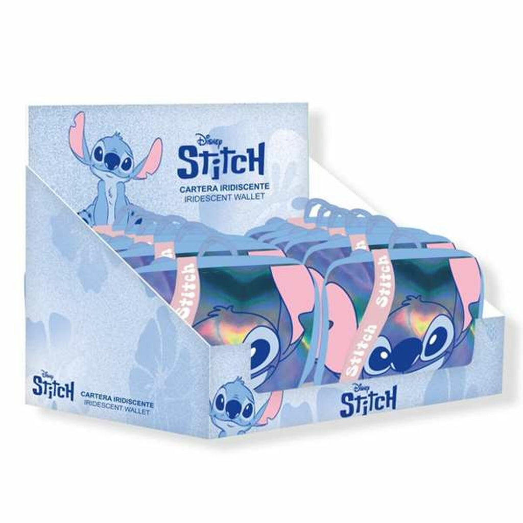 Plånbok Stitch i blå, polyuretan