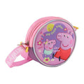 Axelväska Peppa Pig för barn, rosa