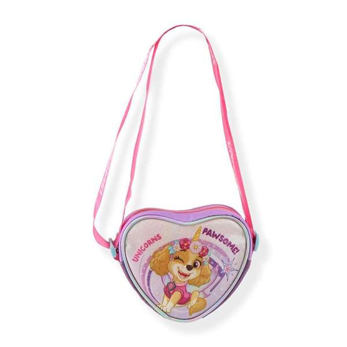 Axelväska Paw Patrol, lila, justerbart axelband