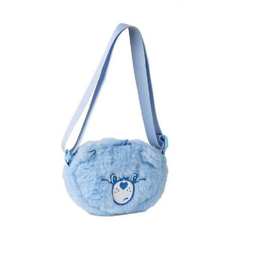 Axelväska Care Bears i plysch, blå