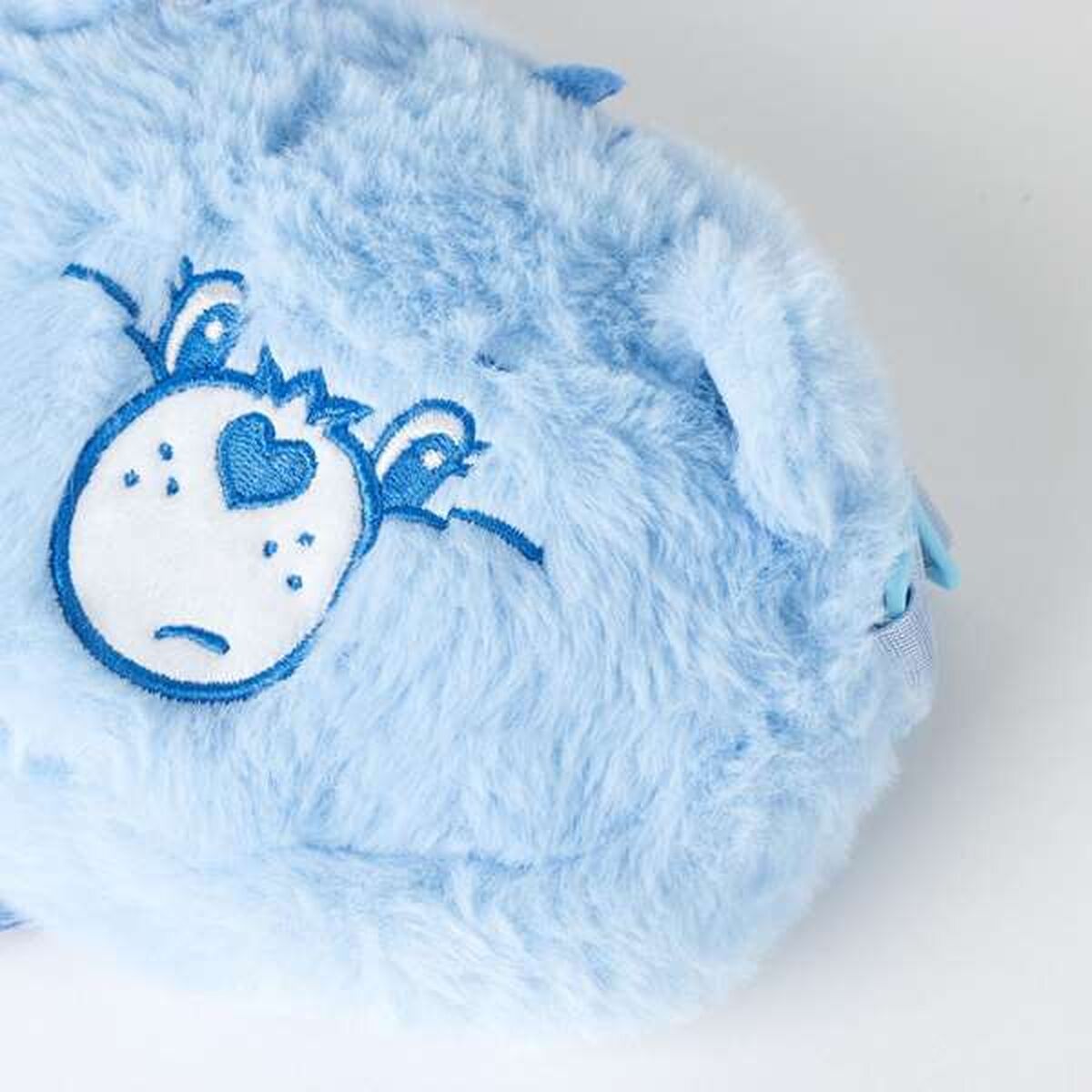 Axelväska Care Bears i plysch, blå