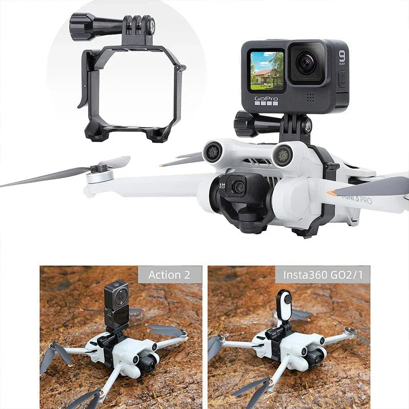 Fäste / Hållare für Kamera / Tiltbehör bis DJI Mini 3 Pro - Ovansida
