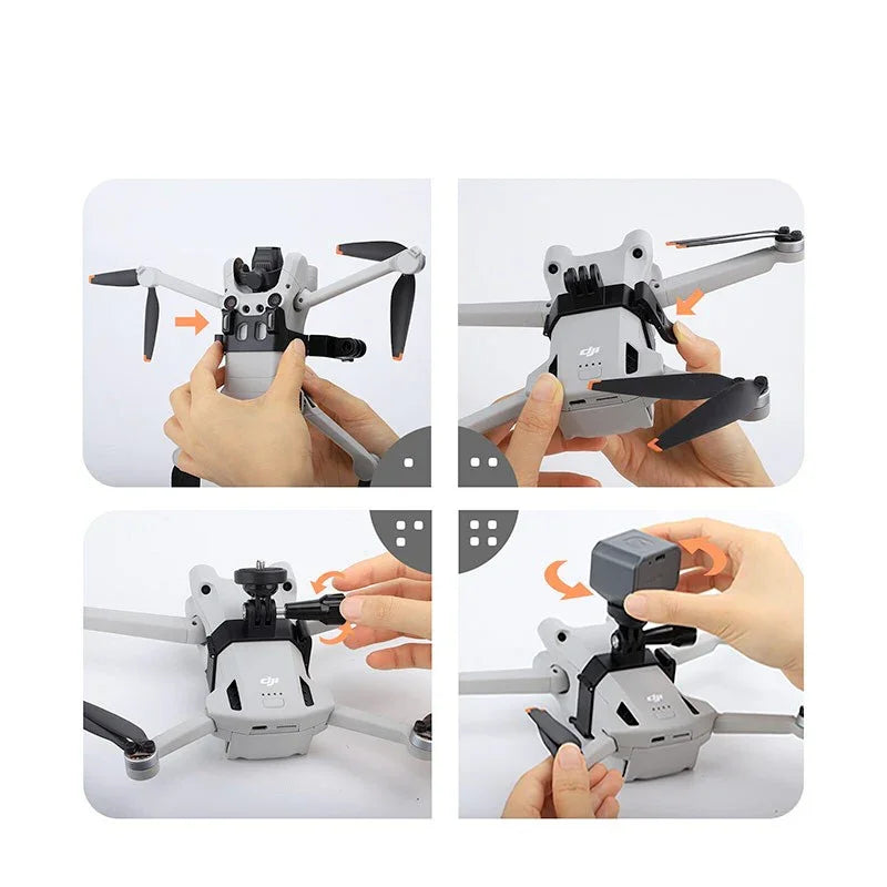 Fäste / Hållare für Kamera / Tiltbehör bis DJI Mini 3 Pro - Ovansida