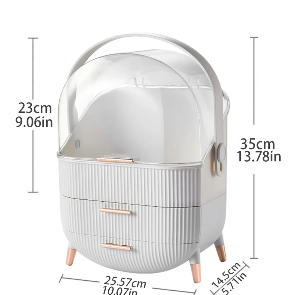 Transparent Cosmetic Storage Box