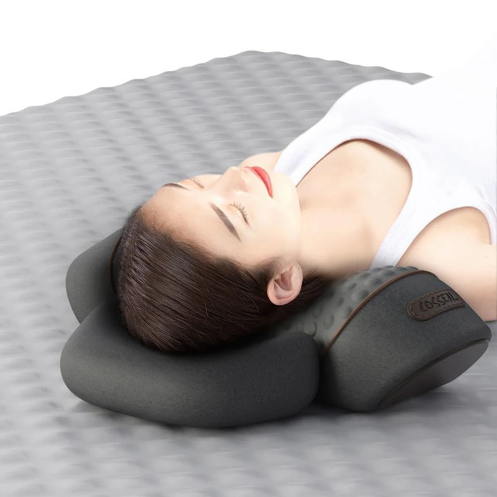 Elektrisches Nackenmassagekissen mit Heiz- und Vibrationsfunktion