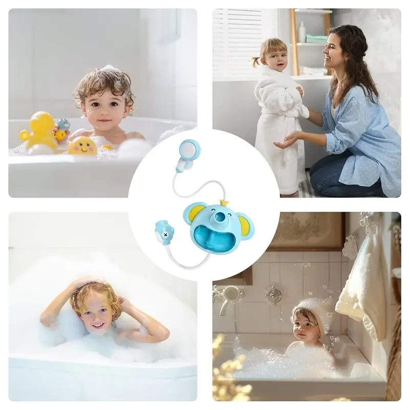 2 in 1 Elephant Bath Shower and Bubble Maker