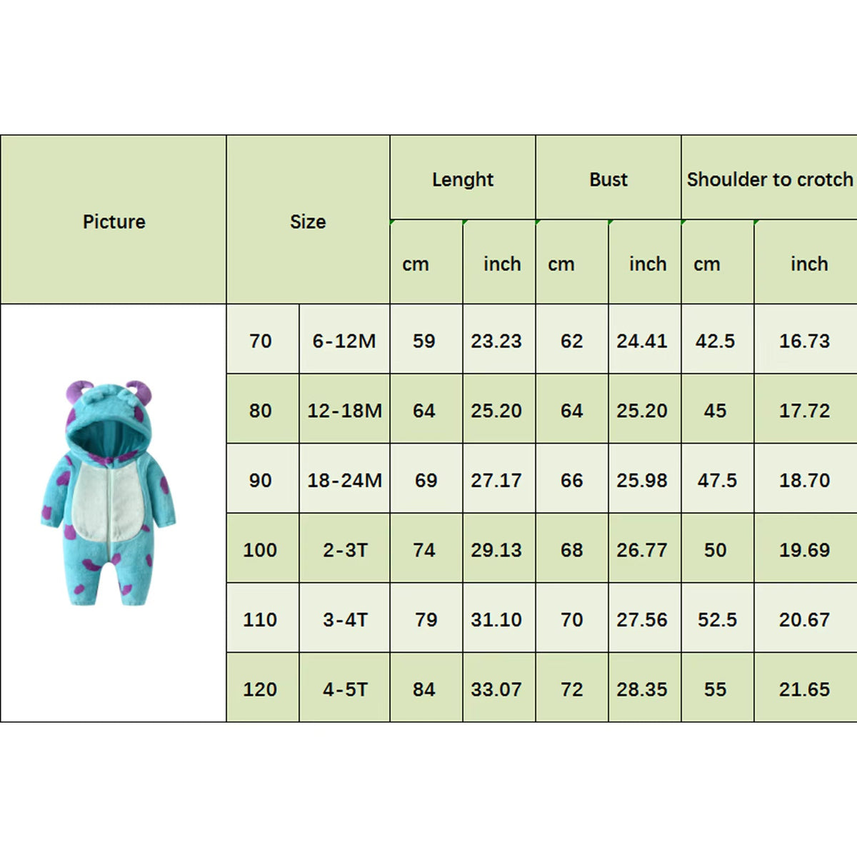 Baby Hooded Fleece Jumpsuit