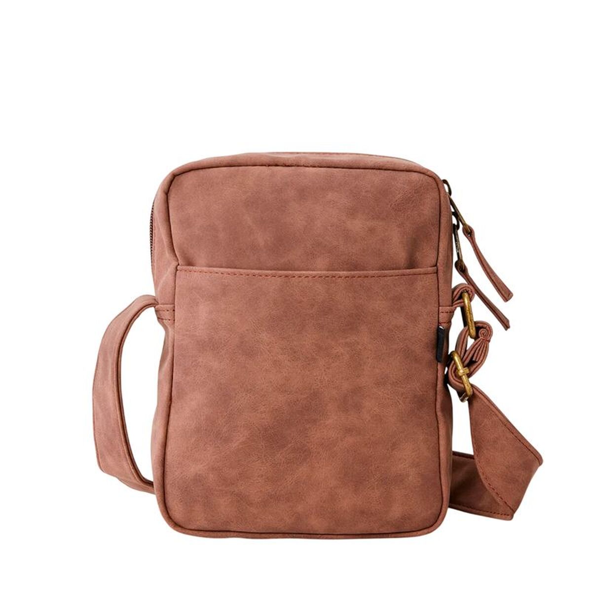 Axelväska Rip Curl Classic Leazard No Idea Pouch, brun, kompakt format