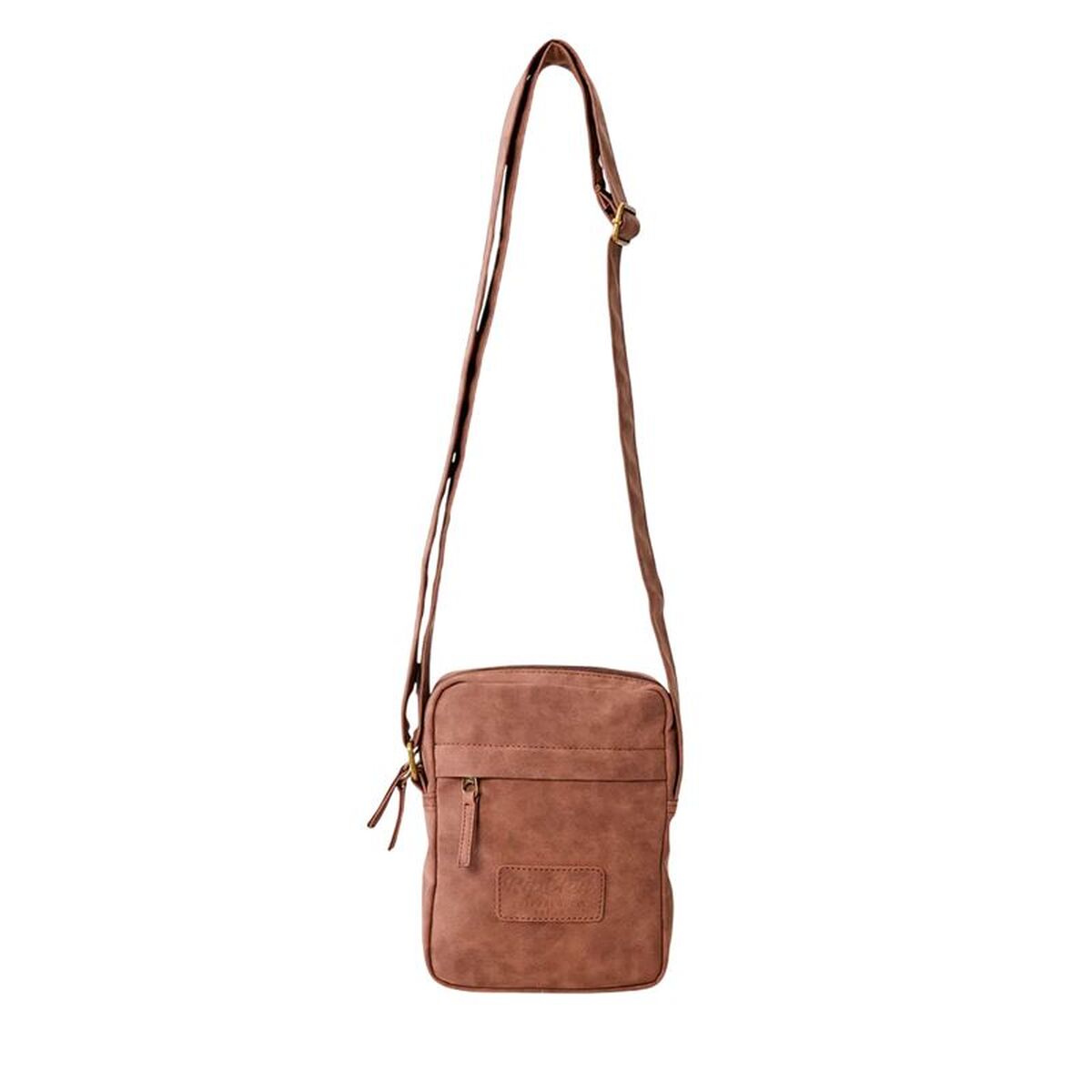 Axelväska Rip Curl Classic Leazard No Idea Pouch, brun, kompakt format