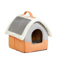 Foldable Pet Cat Dog House Kennel Sofa Bed Mat For Small And Medium Dogs, Cats, And Other Pets of Similar Size
