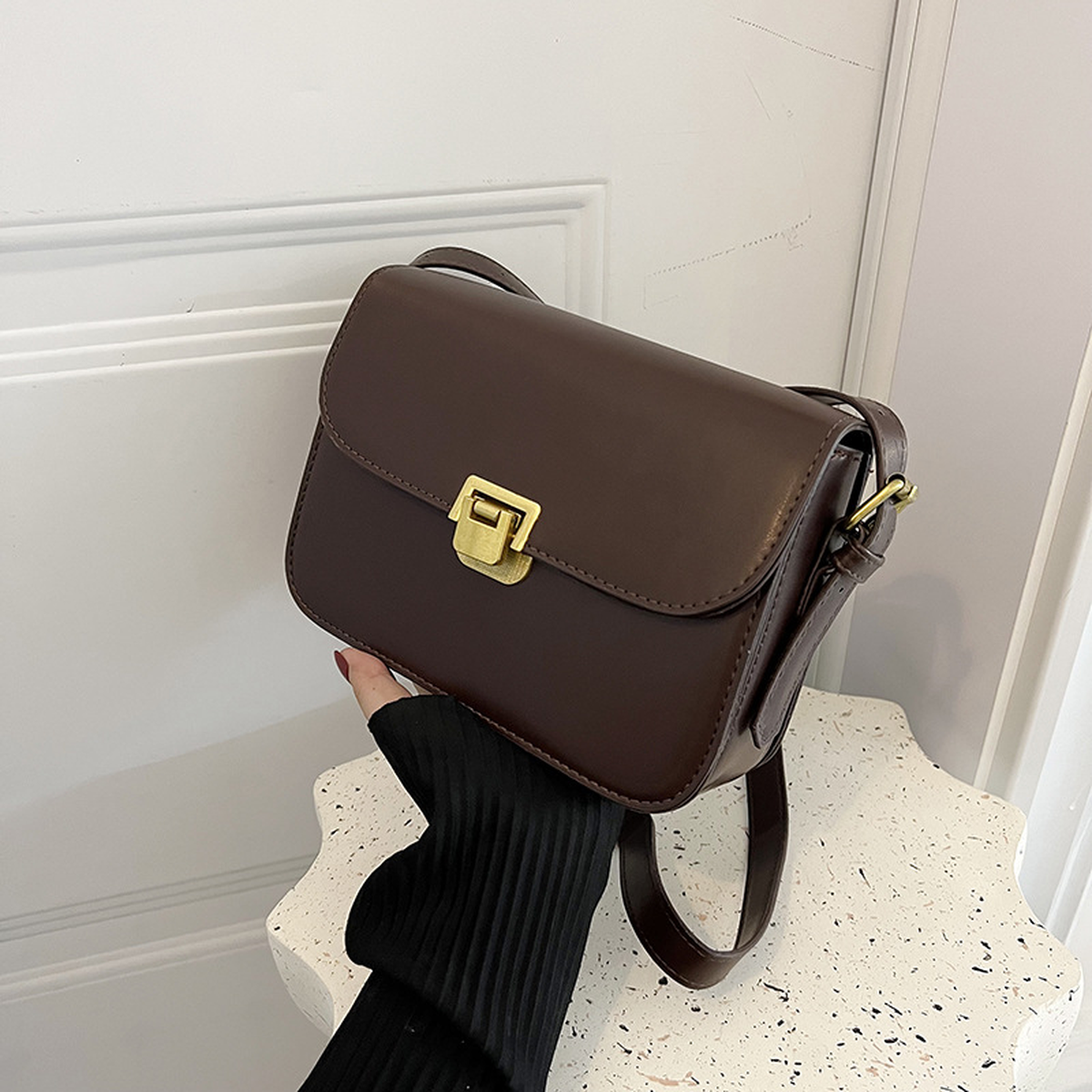 Structured Small Crossbody Bag