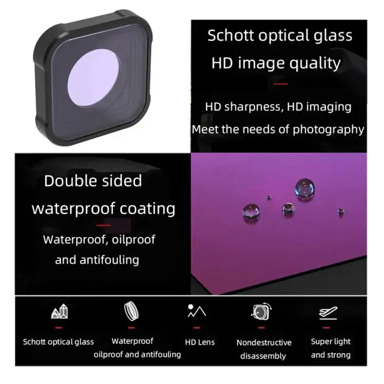 JSR KB Series ND4 Filter till GoPro HERO9–13 Black