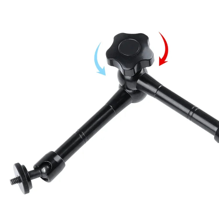 Magic Arm Dubbel 360° Kulled + Klämma - 11" - Aluminium - Bausatz