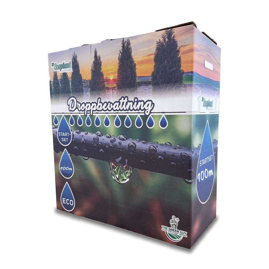 Droppslang, 100 meter, Startset - Fraktfri » Ecoplant