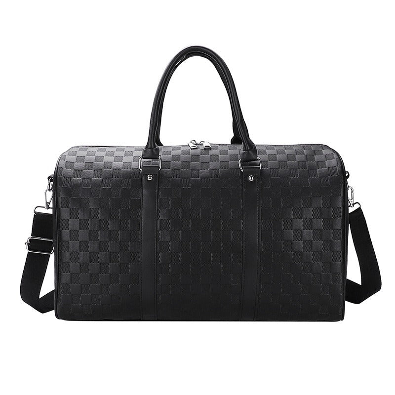 Weekendbag i PU-läder, vattenavvisande och extra rymlig