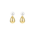 Vermeil Drop Gold Earrings-0