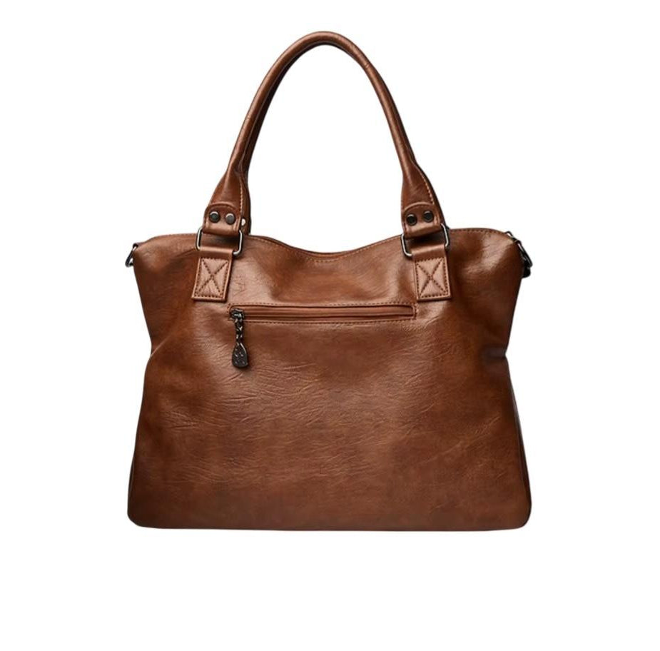 Billig stor handväska dam – tote bag & crossbody väska med axelrem