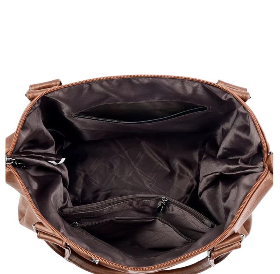 Billig stor handväska dam – tote bag & crossbody väska med axelrem
