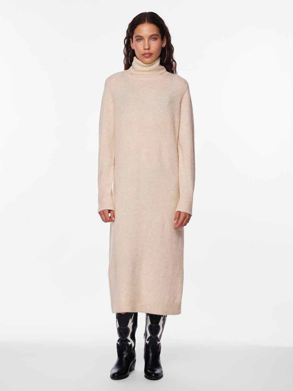 JULIANA LS ROLLNECK STRICKKLEID