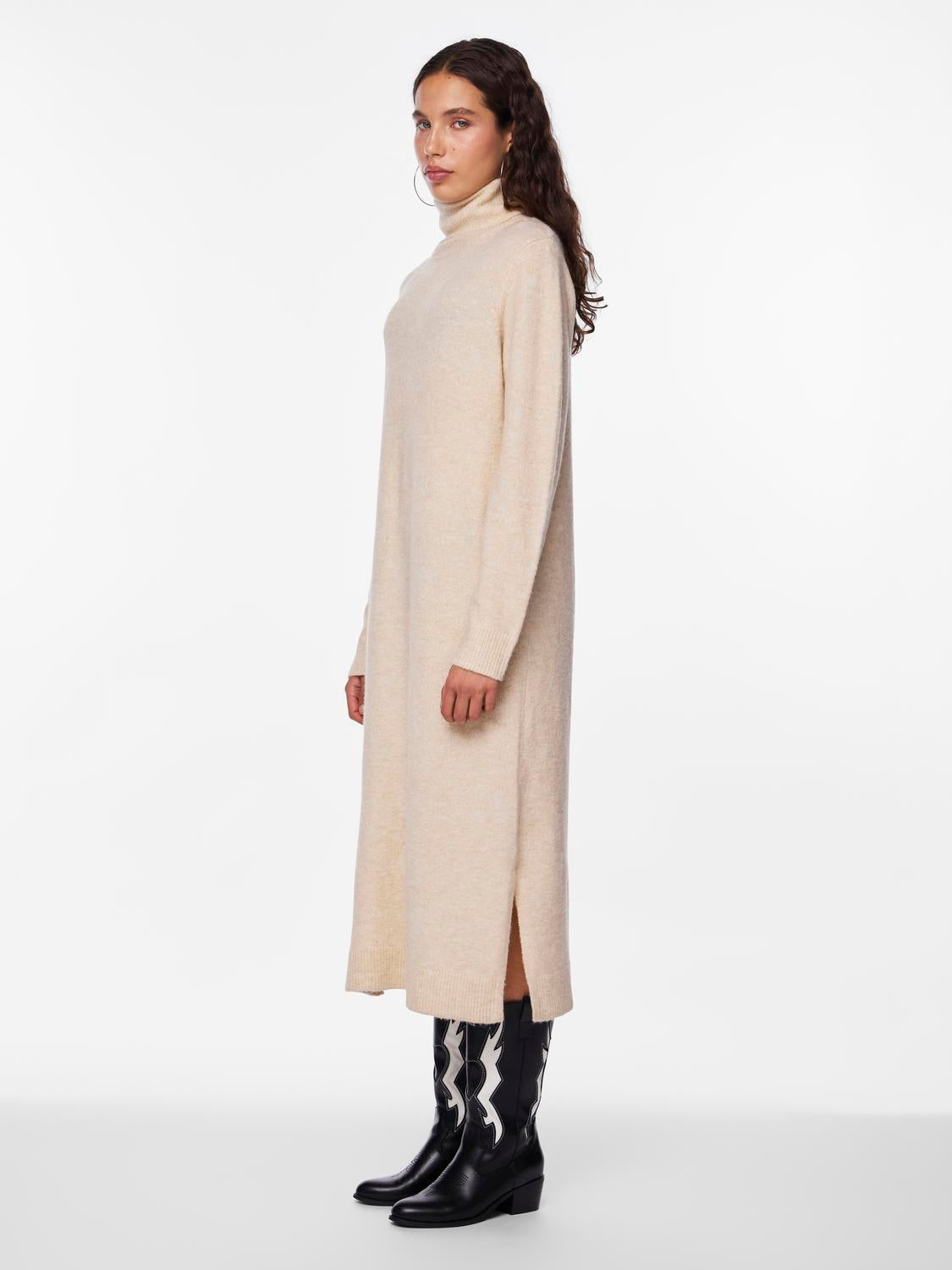 JULIANA LS ROLLNECK STRICKKLEID
