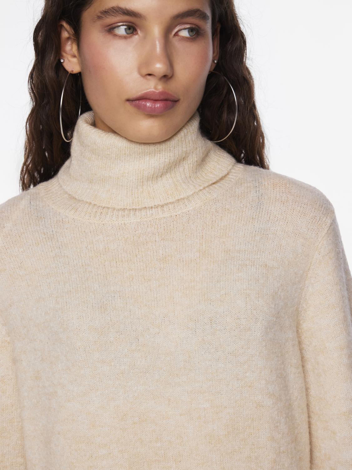 JULIANA LS ROLLNECK STRICKKLEID