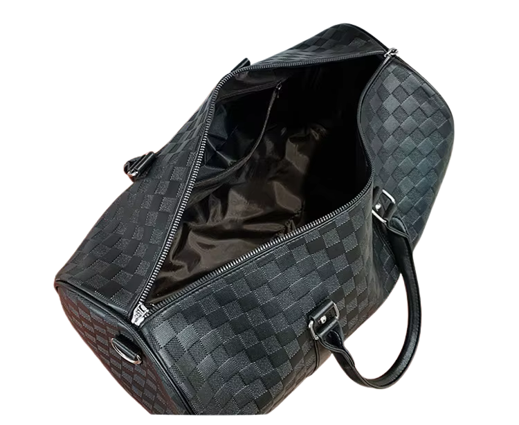 Weekendbag i PU-läder, vattenavvisande och extra rymlig