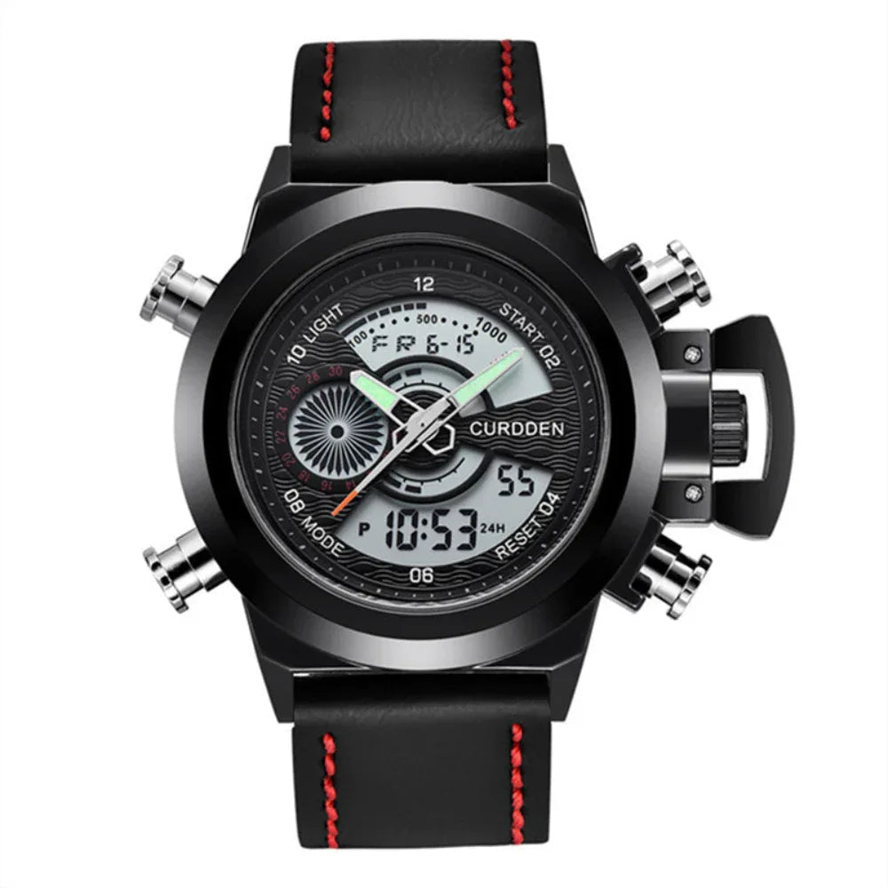 Multi-functional Double Display Sports Watch For Men