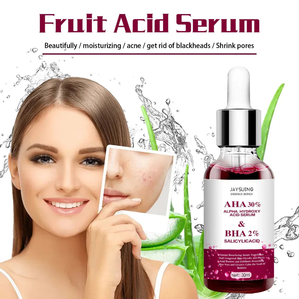 Tartaric Acid Blackhead Removing Acne Smallpox Diluting Brightening Skin Care Serum Acid Essence