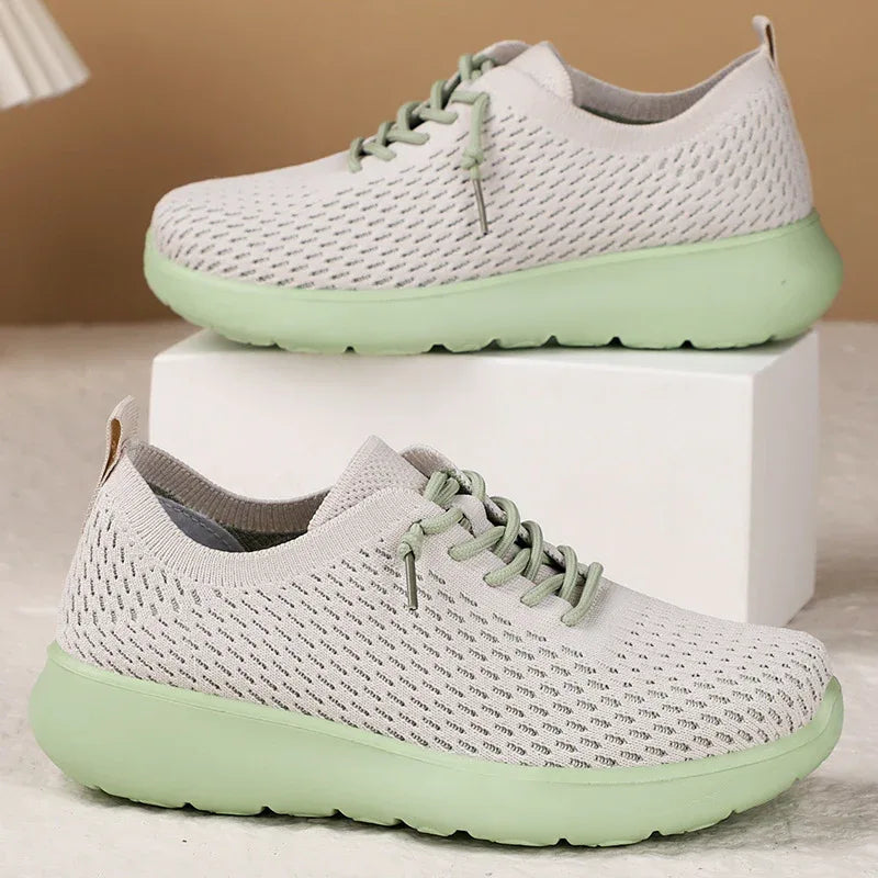Women's Comfortable Shoes Breathable Thick Bottom Casual Sneakers