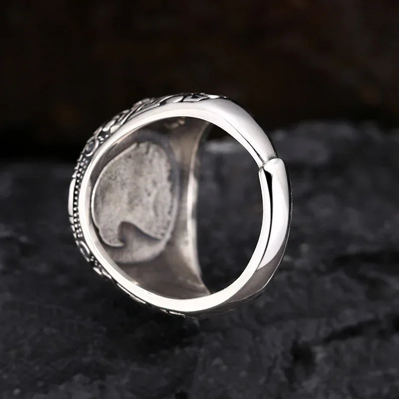 925 Sterling Silver Eagle Ring