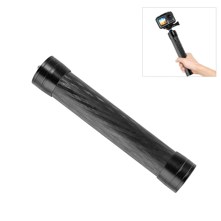 PULUZ 21 cm Kolfiber Förlängningsarm / Monopod Stick