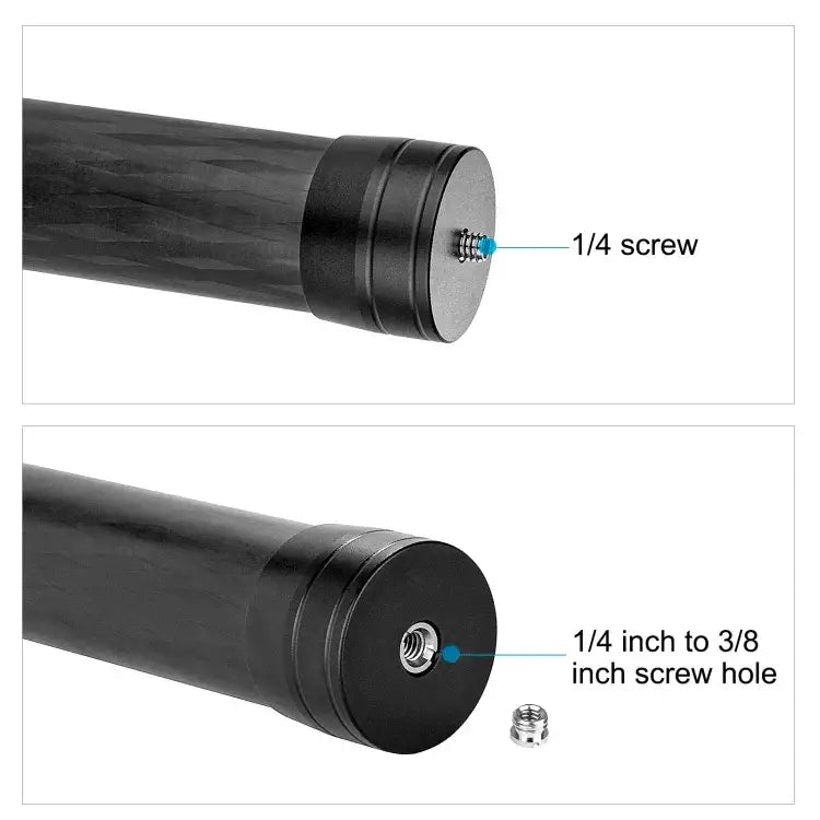 PULUZ 21 cm Kolfiber Förlängningsarm / Monopod Stick
