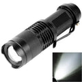 Zoombar LED Ficklampa 180 Lumen – Kompakt med Bältesclip