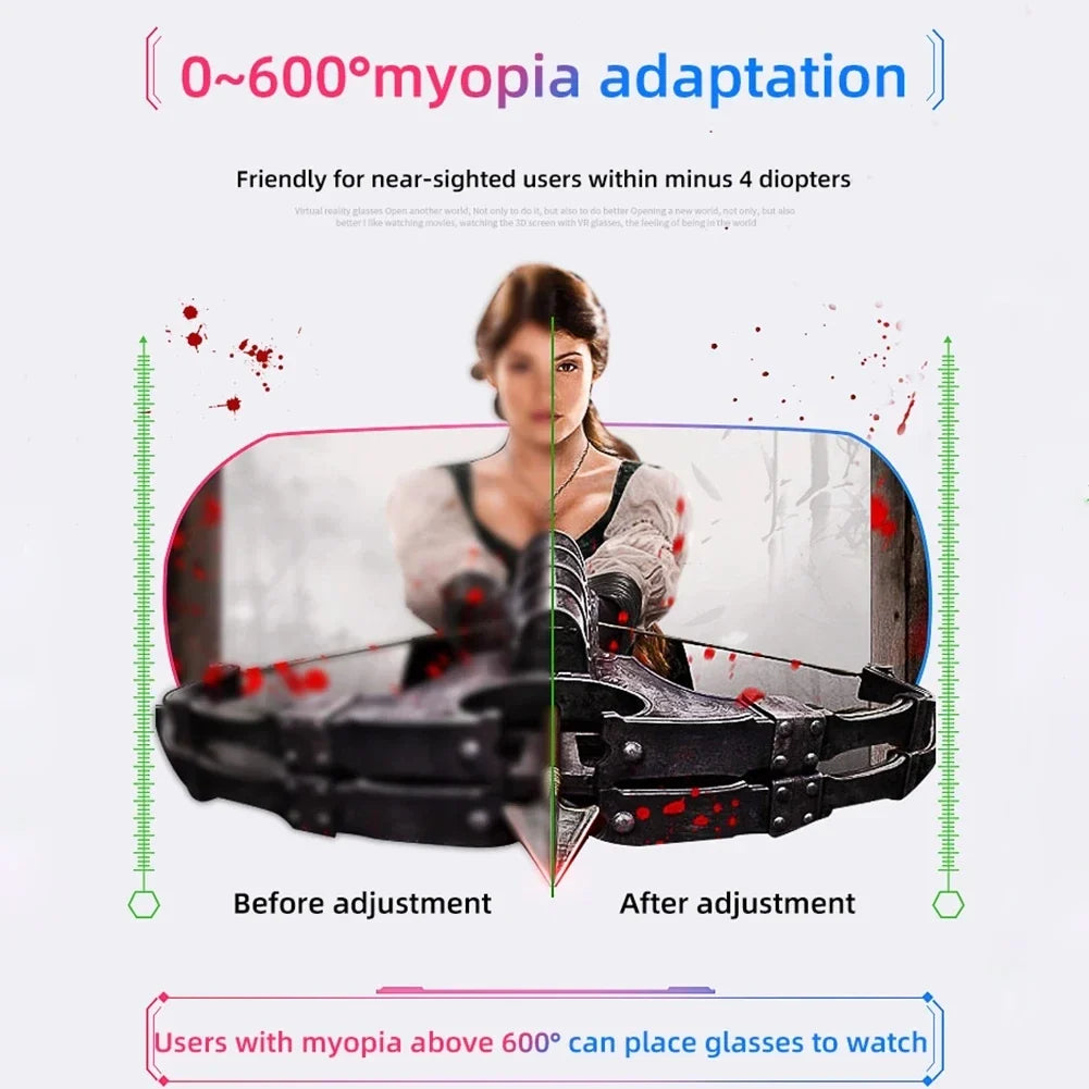 3D VR Glasögon Headset Bluetooth-enheter