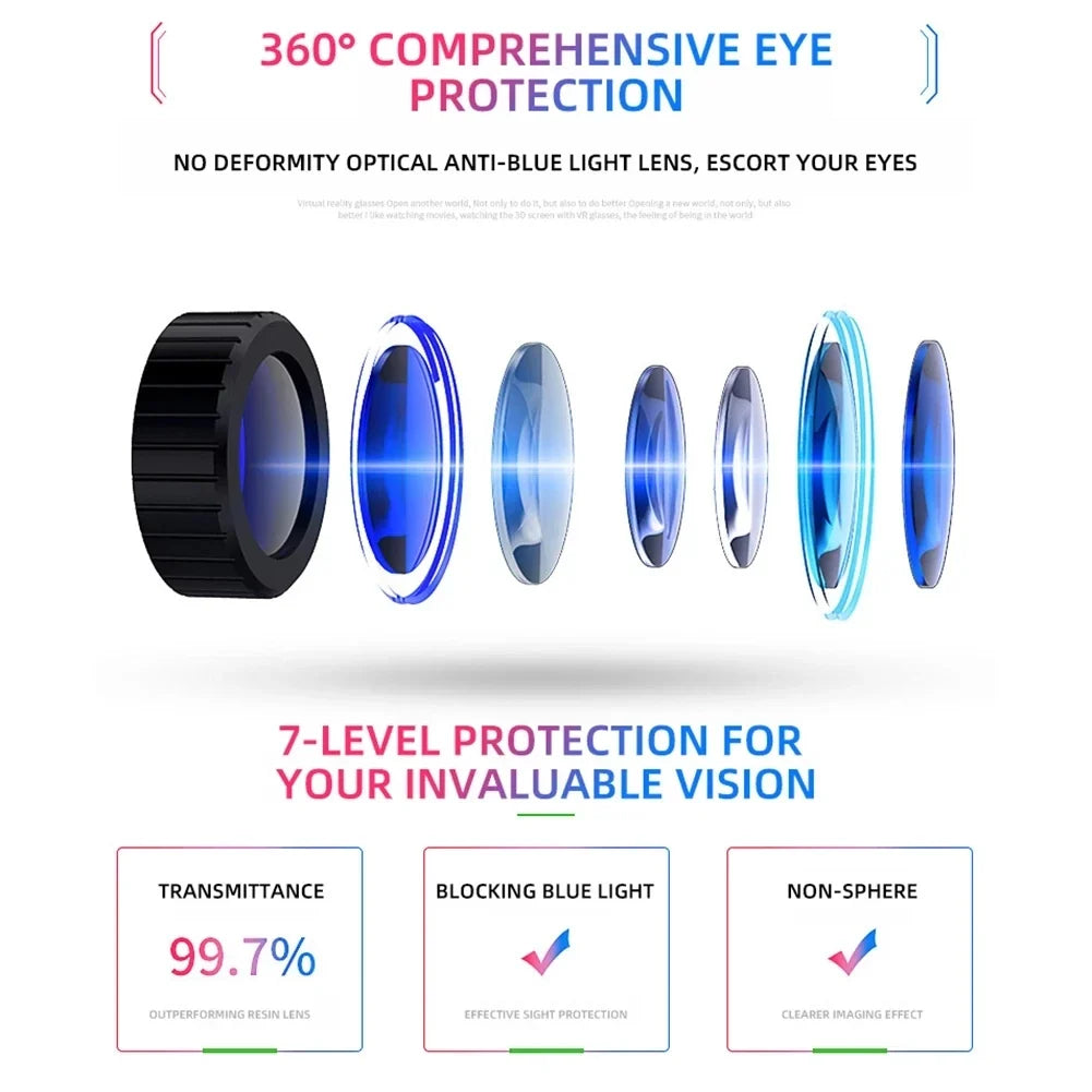 3D VR Glasögon Headset Bluetooth-enheter