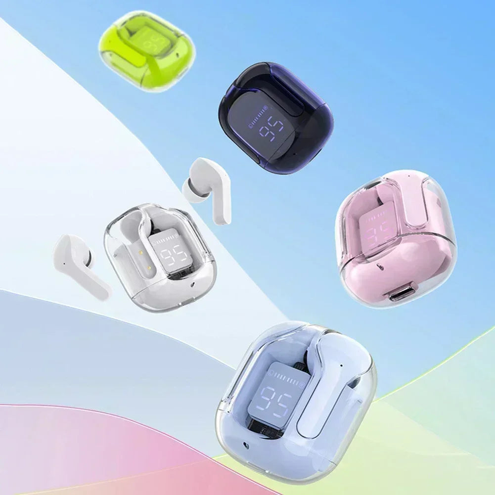 T2 Trådlösa Mini Hörgerät LED Ström Digital Display TWS Trådlösa