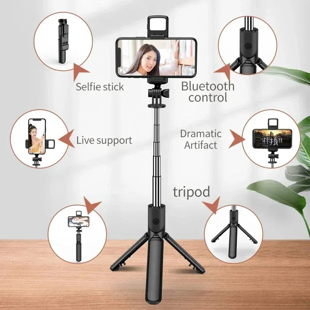 3-in-1 Bluetooth-Selfie-Stick-Stativ