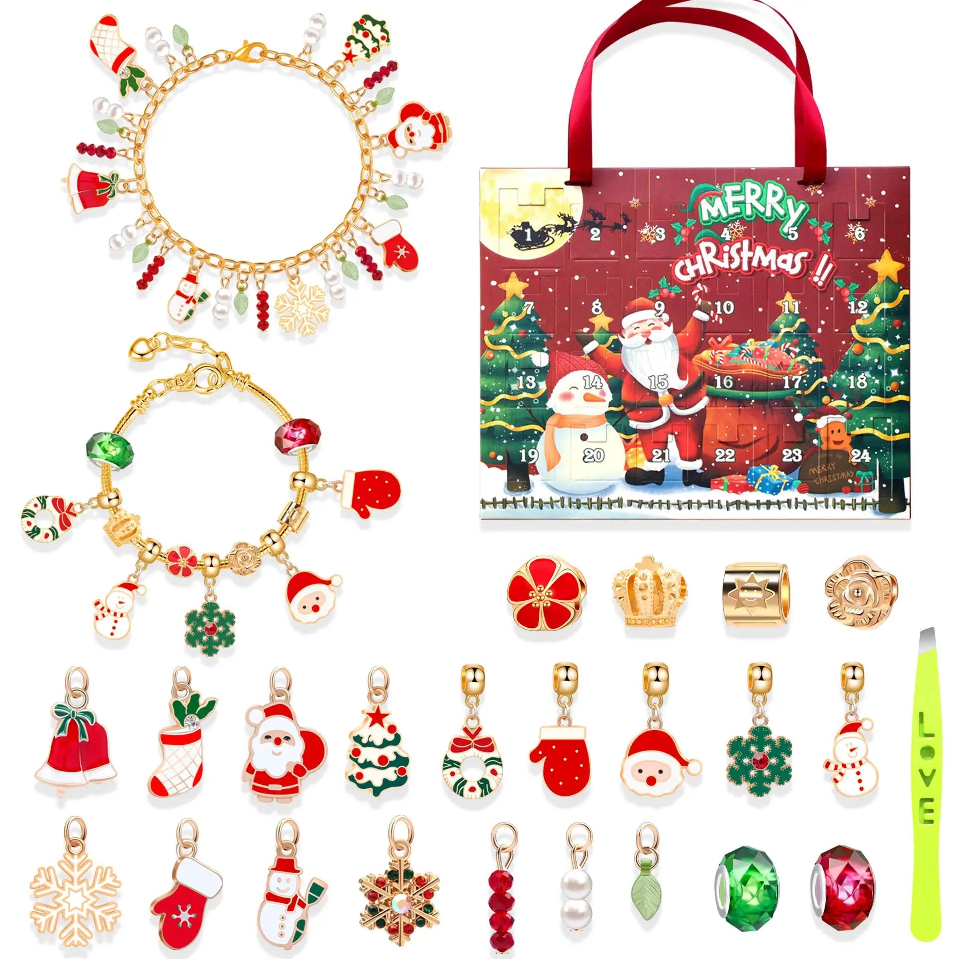 DIY-Armband-Adventskalender 2025 – 24 Tage voller Schmucküberraschungsboxen