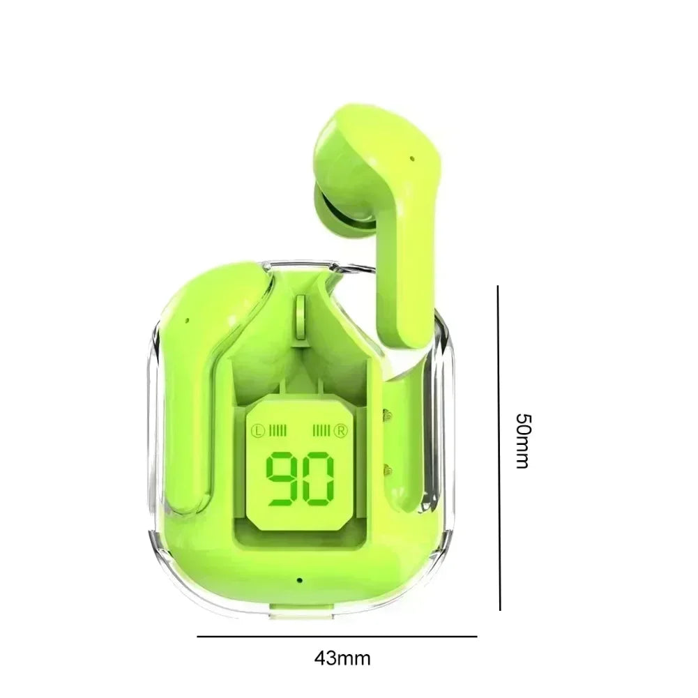 T2 Trådlösa Mini Hörgerät LED Ström Digital Display TWS Trådlösa