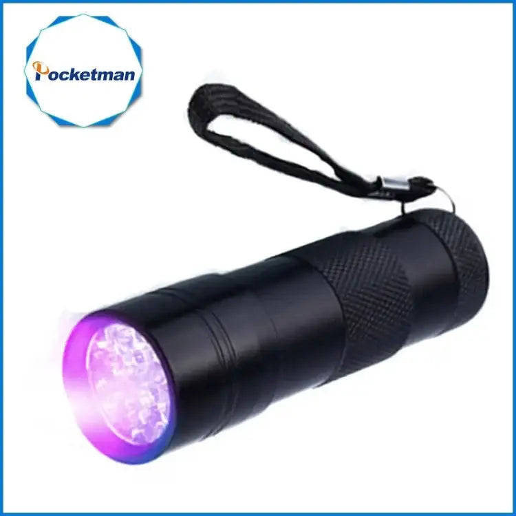 UV ficklampa med fluorescensdetektion – Kompakt inspektionslampa 395 nm