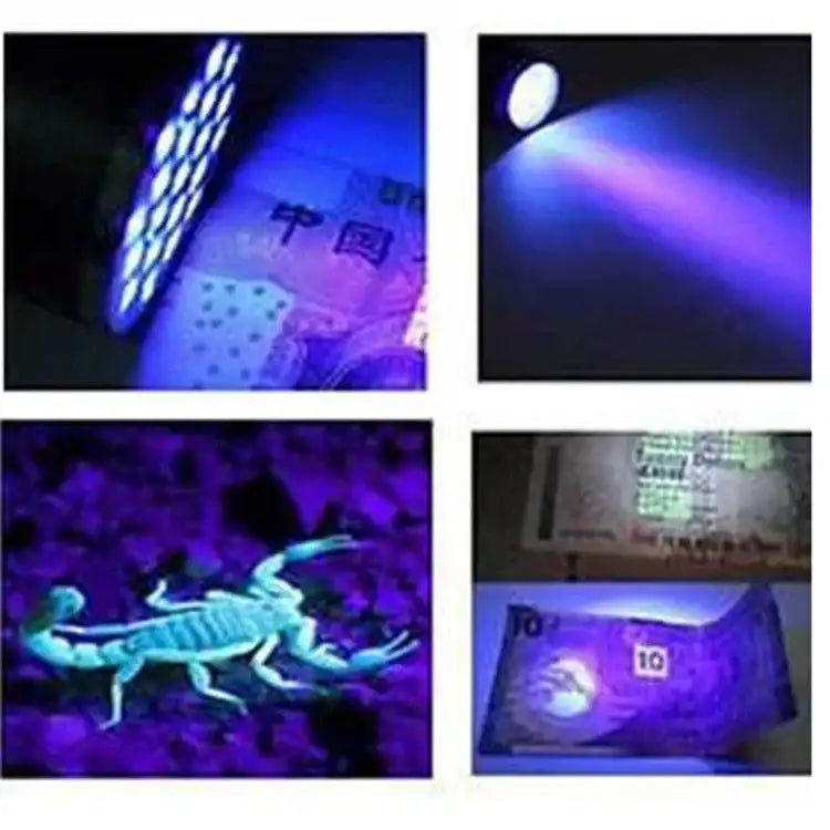 UV ficklampa med fluorescensdetektion – Kompakt inspektionslampa 395 nm