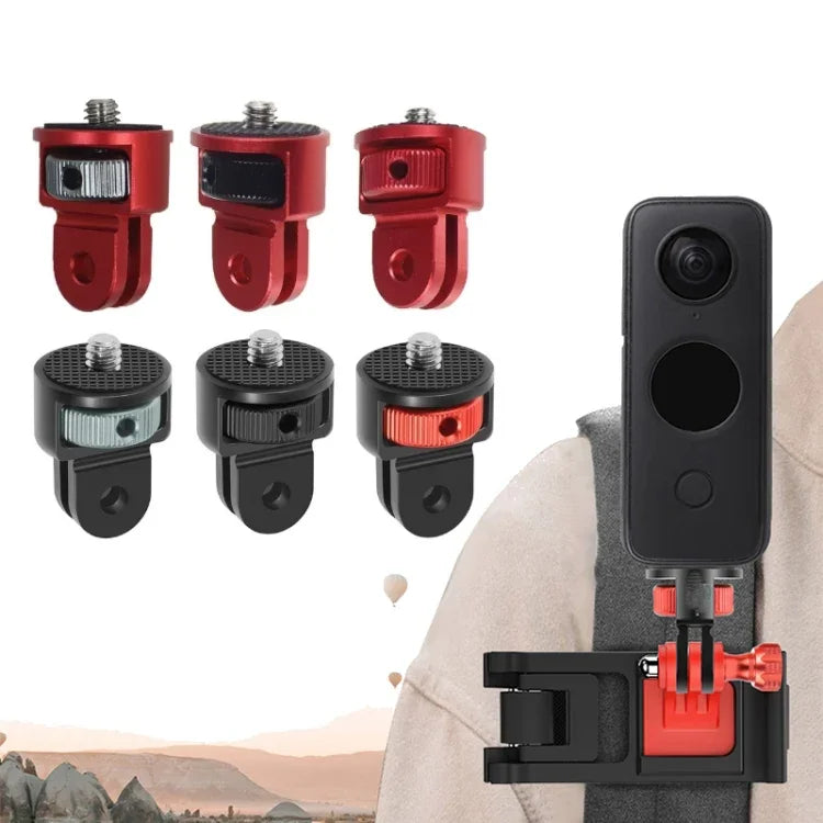1/4-tums skruvadapter till stativ för GoPro, Insta360 & andra actionkameror