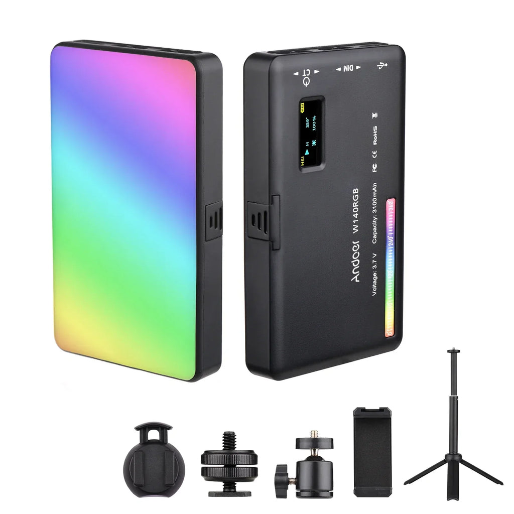 LED-Videoleuchte 2500-9000K für Vlogging und Livestreaming 