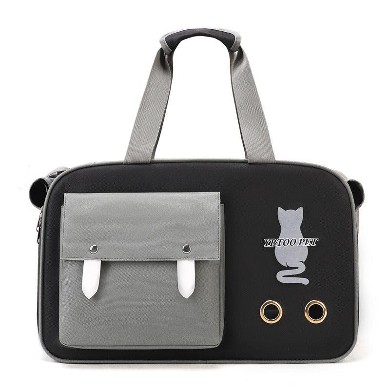 Outdoor Portable Pet Shoulder Bag Large Capacity Breathable Cat Carrying Bag