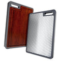 Double-Sided Stainless Steel And Ebony Wood Antibacterial Mildewproof Cutting Board