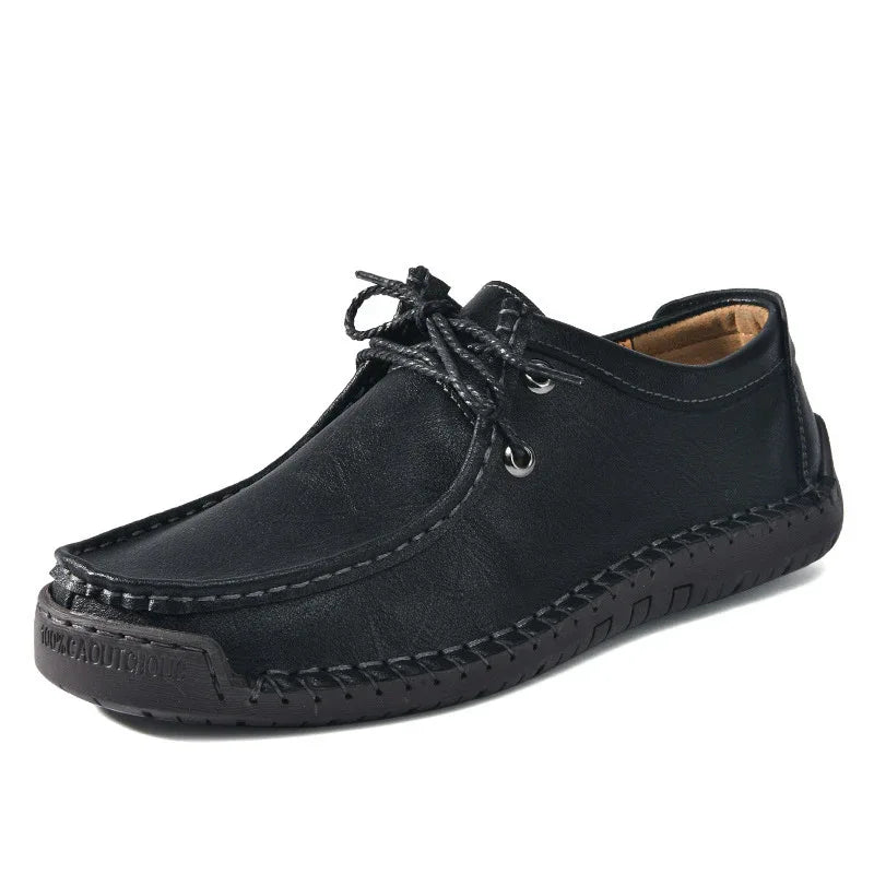 Men's Lace-up Casual Comfortable Leather Shoes
