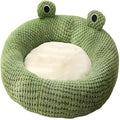 Cartoon Frog Shaped Cute Comfortable Cat Dog Pet Bed