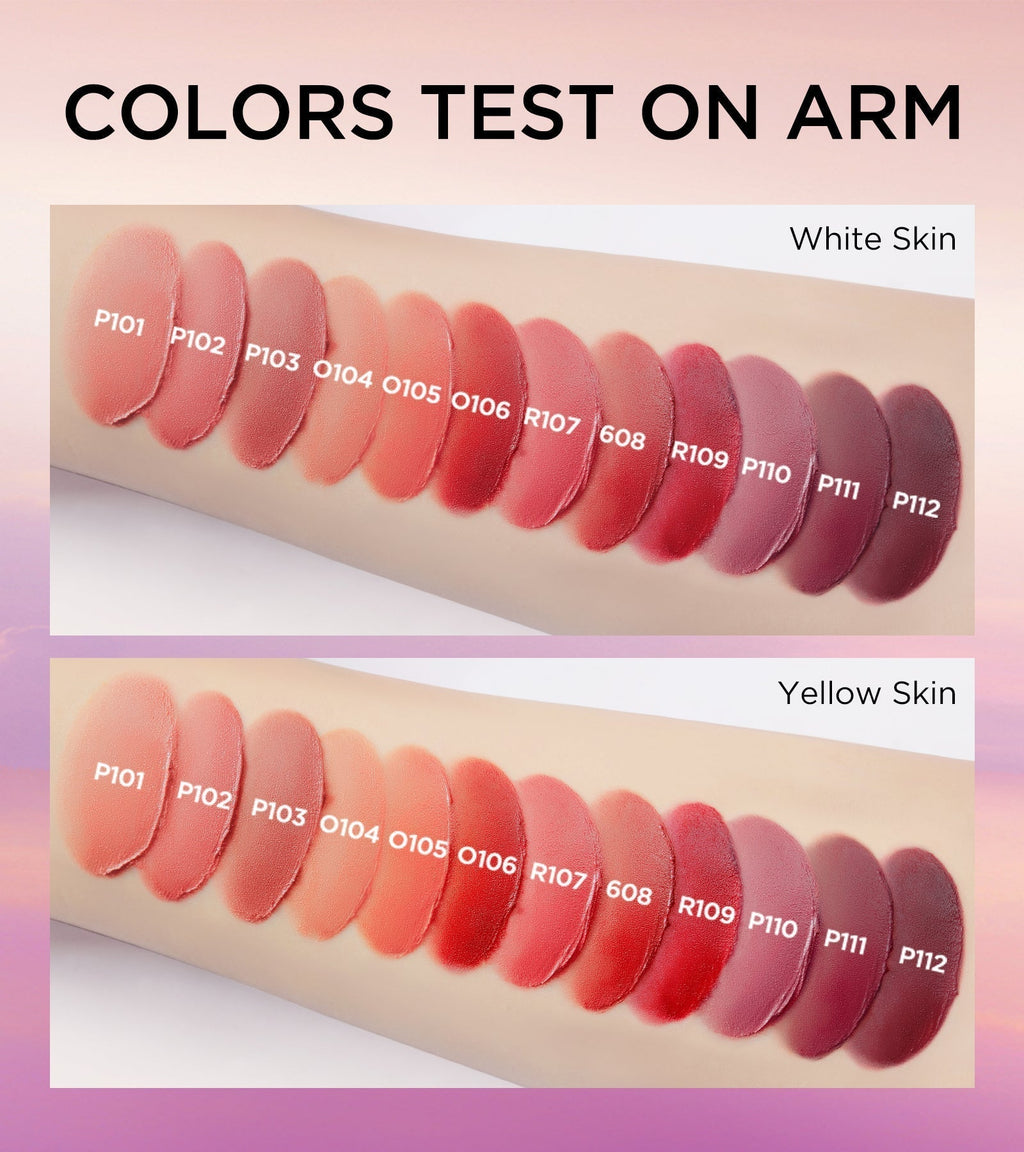 Airy Lip Gloss Mousse Series Matte lip mud 608 Orange-3